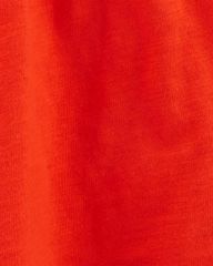 Đầm Sát Nách Nhấn Bèo Bé Gái Màu Đỏ Cam Carter's 0-24M