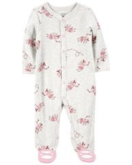 Bodysuit Liền Quần Dài Bé Gái Màu Xám Hình Cô Tiên Carter's 0-24M