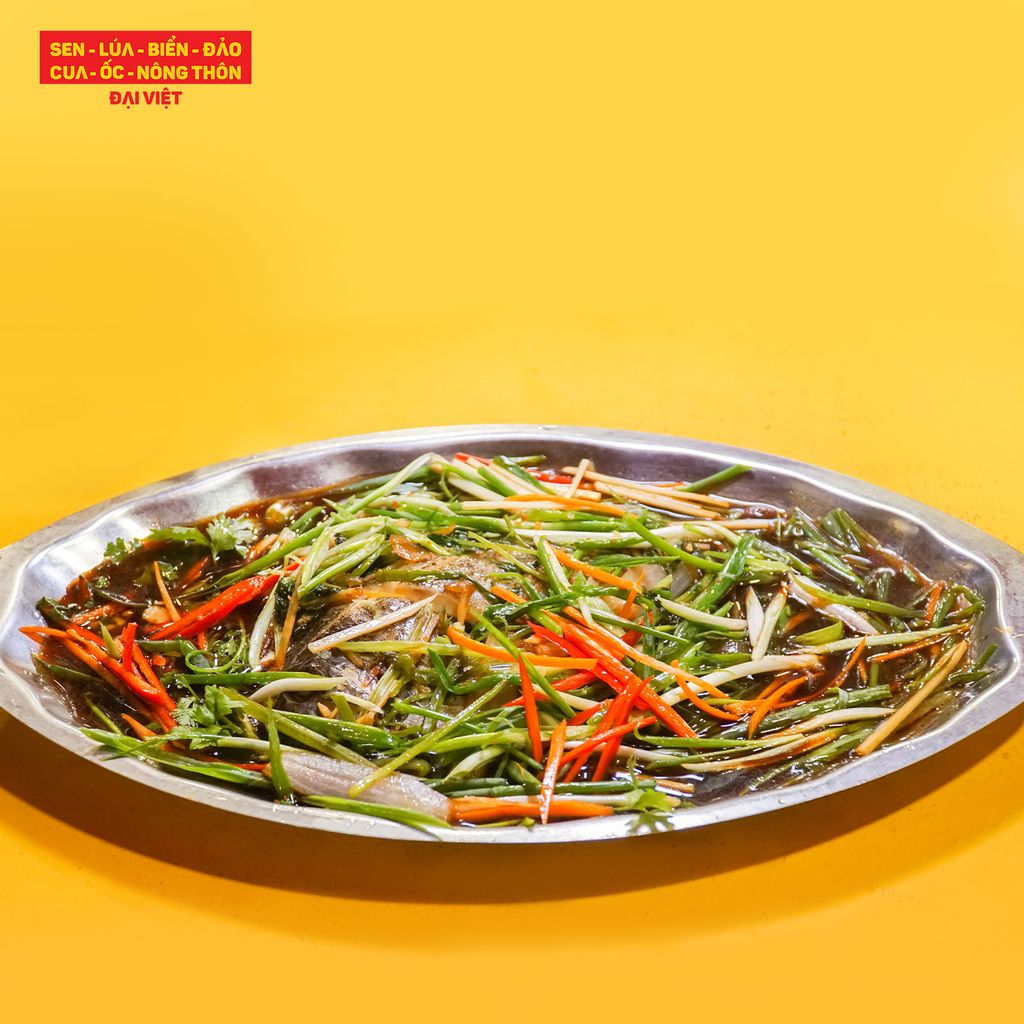 Steamed Rabbitfish With Soy Sauce - Cá dìa bông hấp xì dầu