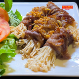  Rolled Beef With Enoki Mushroom - Bò Cuộn Nấm Kim Châm / 4 Rolls 