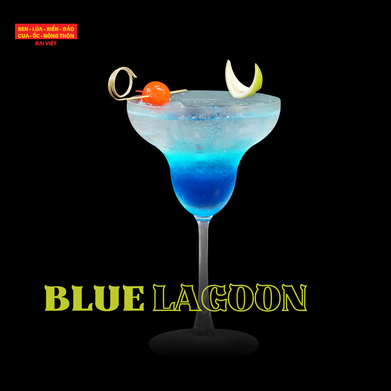  Blue Lagoon Mocktail 