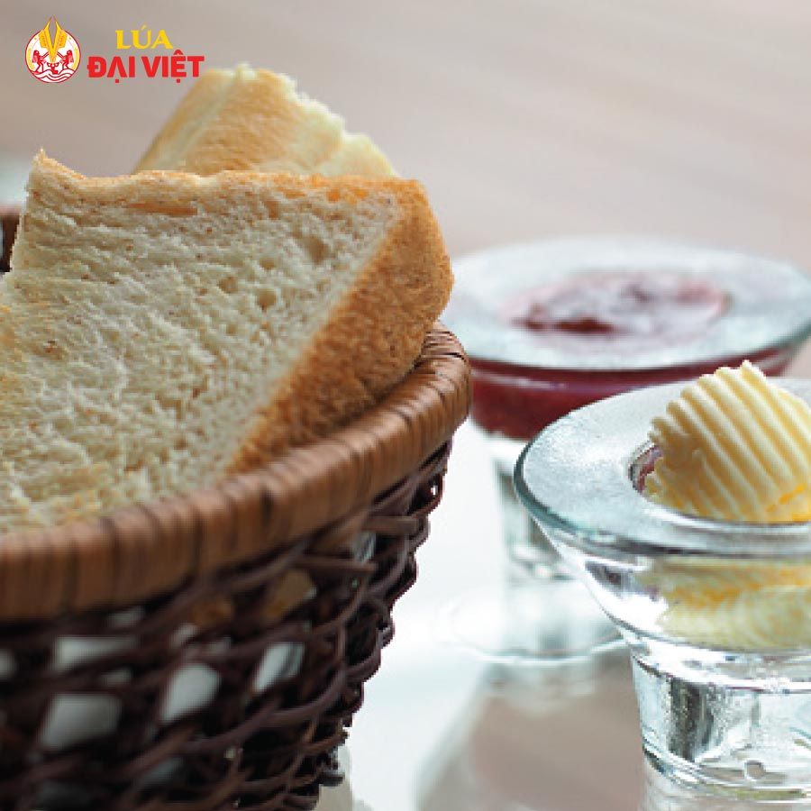 Bread Basket With Jam & Butter