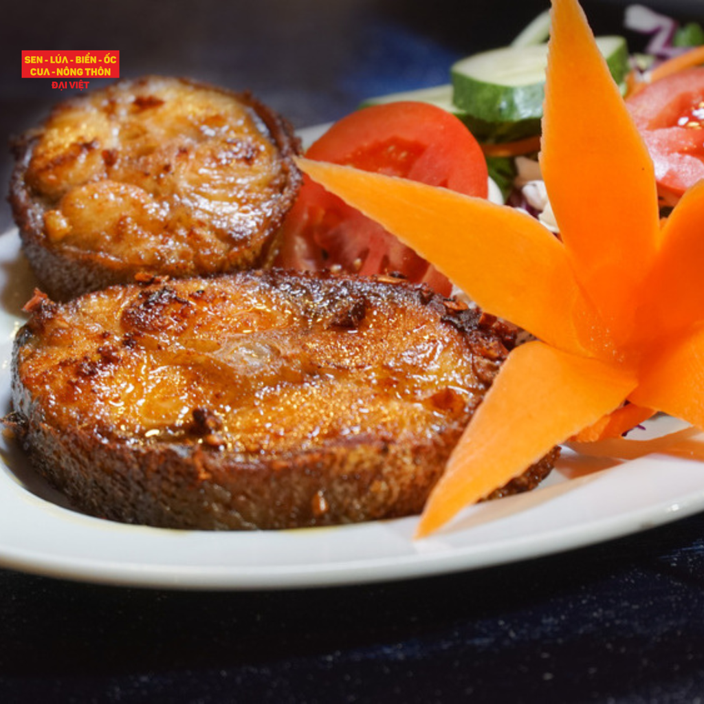 Pan-fried Cobia With Salt & Chilli & Garlic - Cá Bóp Chiên Muối Ớt Tỏi
