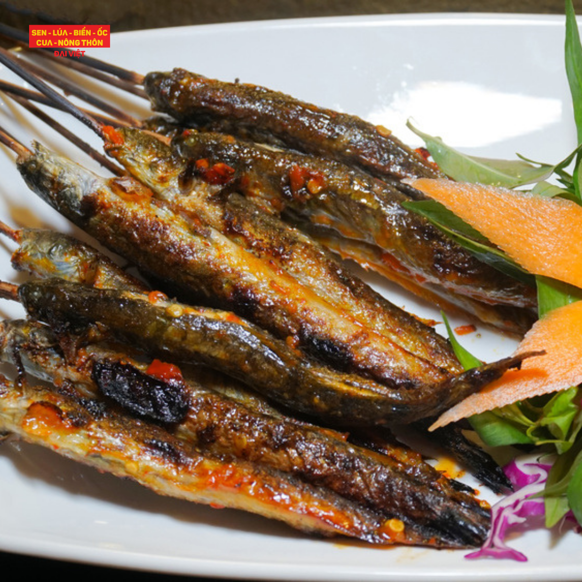  Grilled Spiny Goby With Salt & Chilli - Cá Kèo Nướng Muối Ớt (Giá tính theo phần 300 gram) 