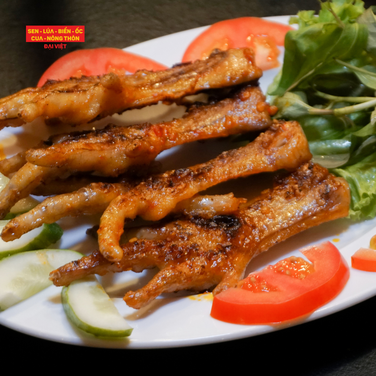  Grilled Chicken Feet With Salt & Chilli (2 Pairs) - Chân Gà Nướng Muối Ớt 