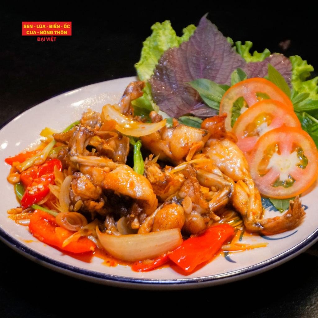 Stir-fried Frog With Lemongrass And Chilli - Ếch Xào Sả Ớt