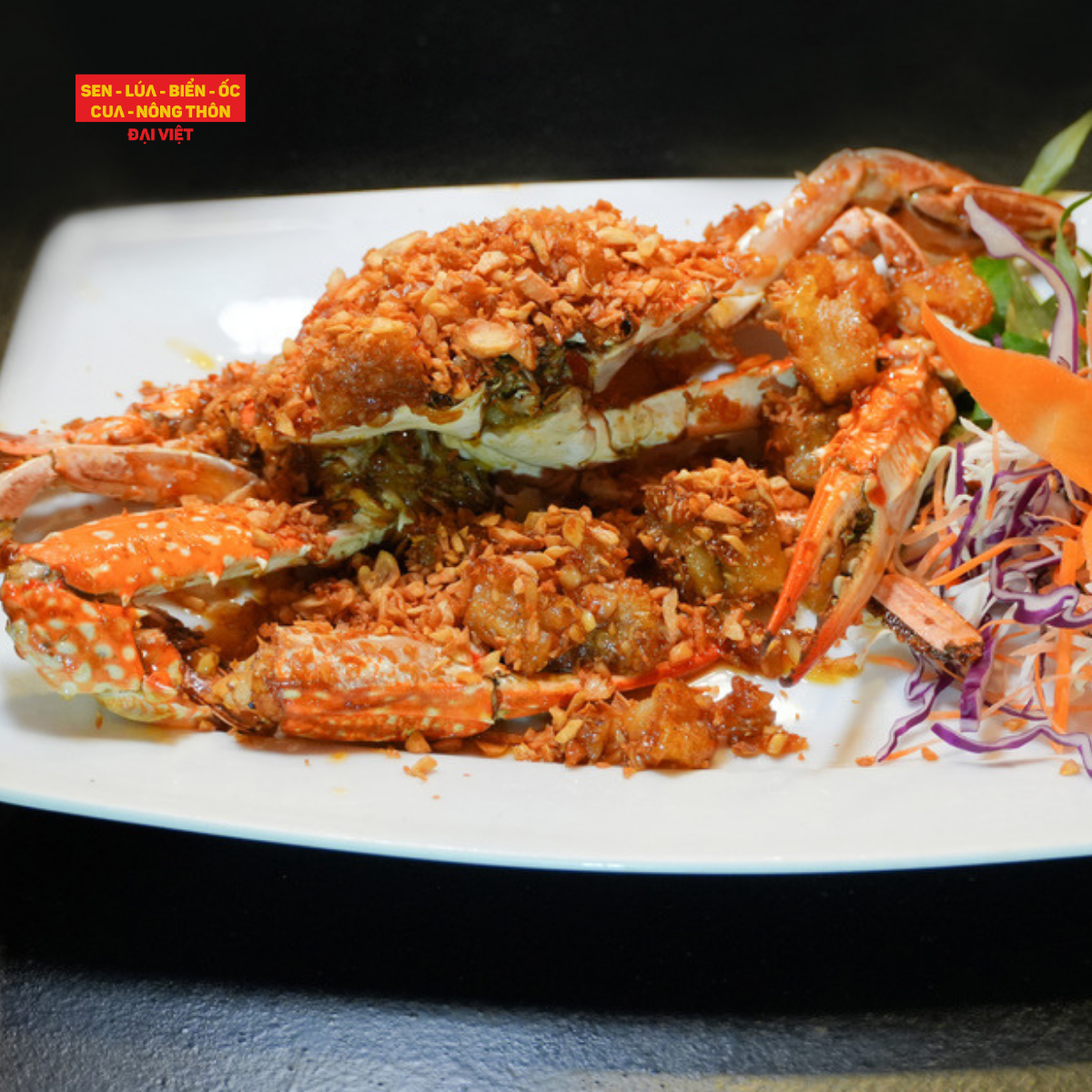  Fried Garlic Butter Sentinel Crab - Ghẹ Cháy Bơ Tỏi (Giá tính theo 1 con 200 gram) 