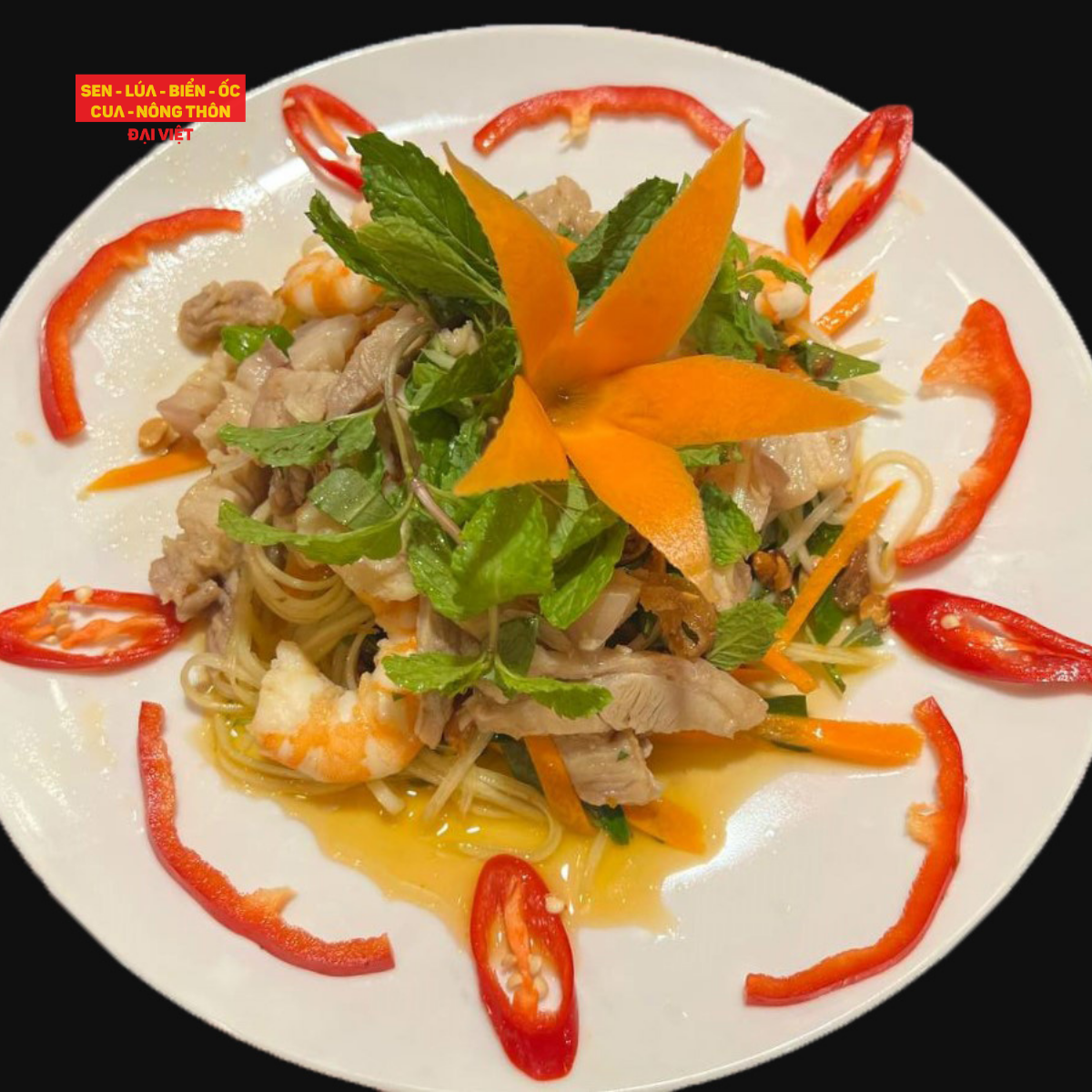 Vietnamese Papaya Salad With Shrimp And Pork - Gỏi Đu Đủ Tôm Thịt