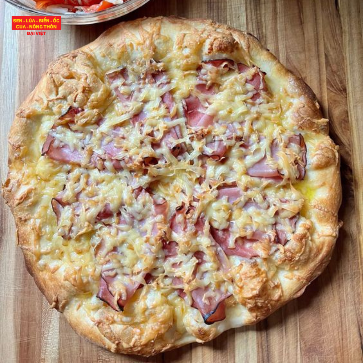 Ham pizza