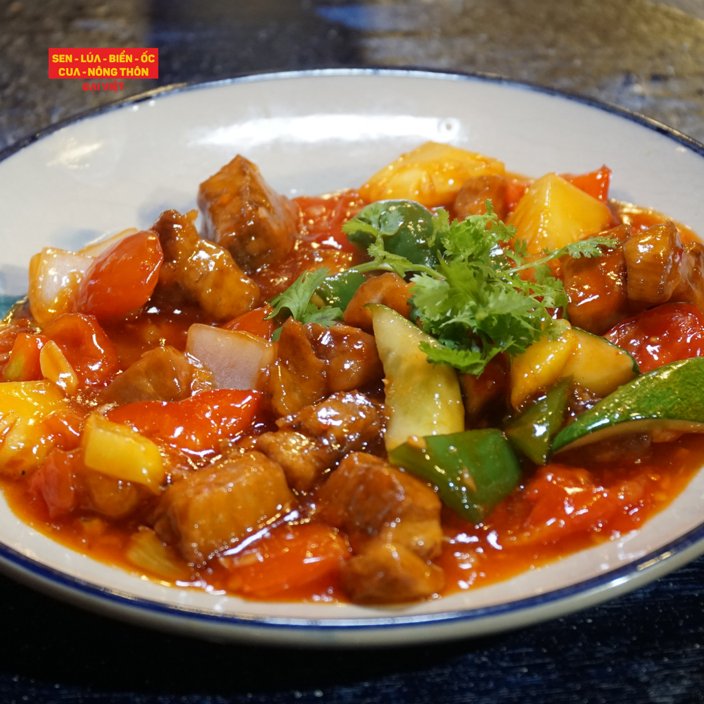  Sweet And Sour Stir-fried Pork - Heo Xào Chua Ngọt 