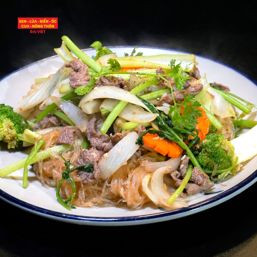  Stir-fried Vermicelli With Beef - Miến Xào Bò 