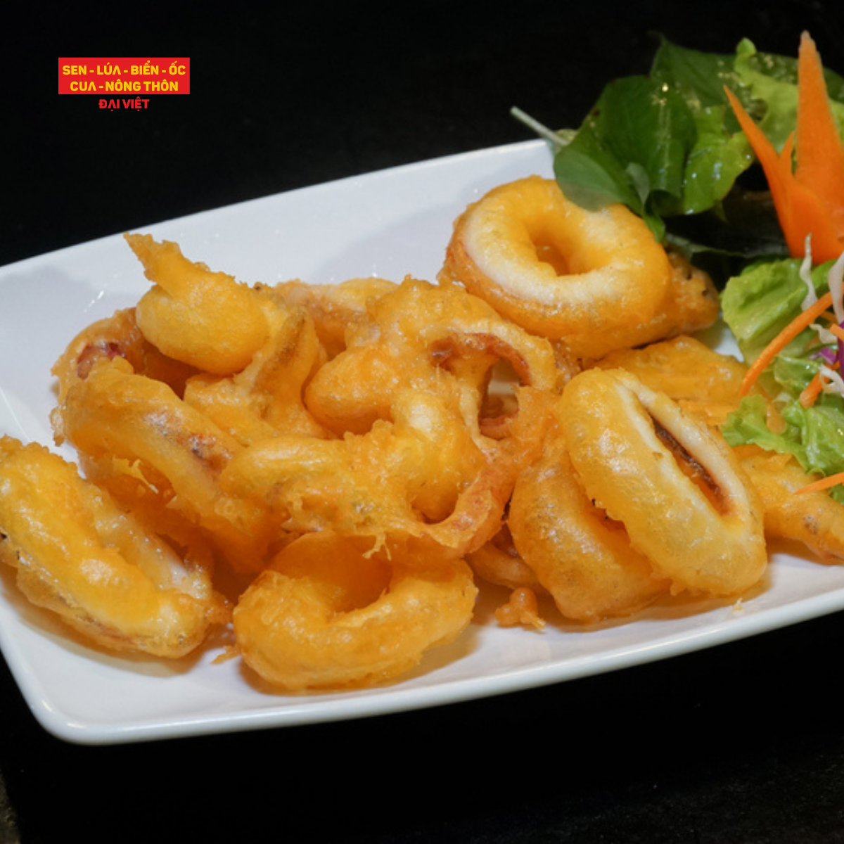 Deep-fried Squid With Mayo Sauce - Mực Ống Chiên Giòn (Giá tính theo phần 300 gram)