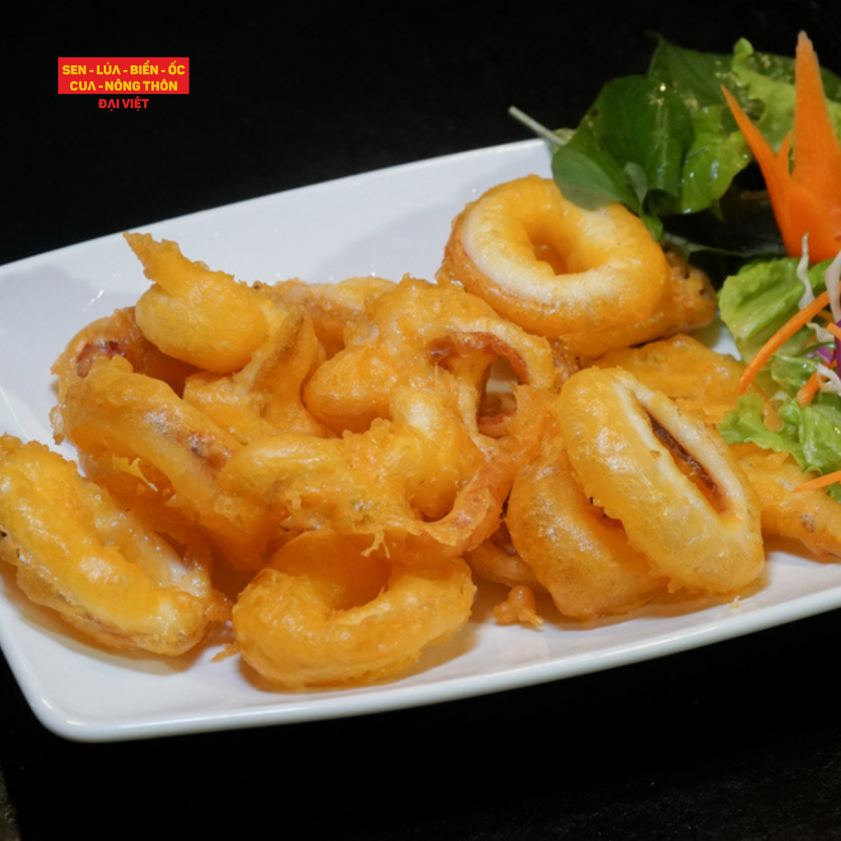  Deep-fried Squid With Mayo Sauce - Mực Ống Chiên Giòn (Giá tính theo phần 300 gram) 