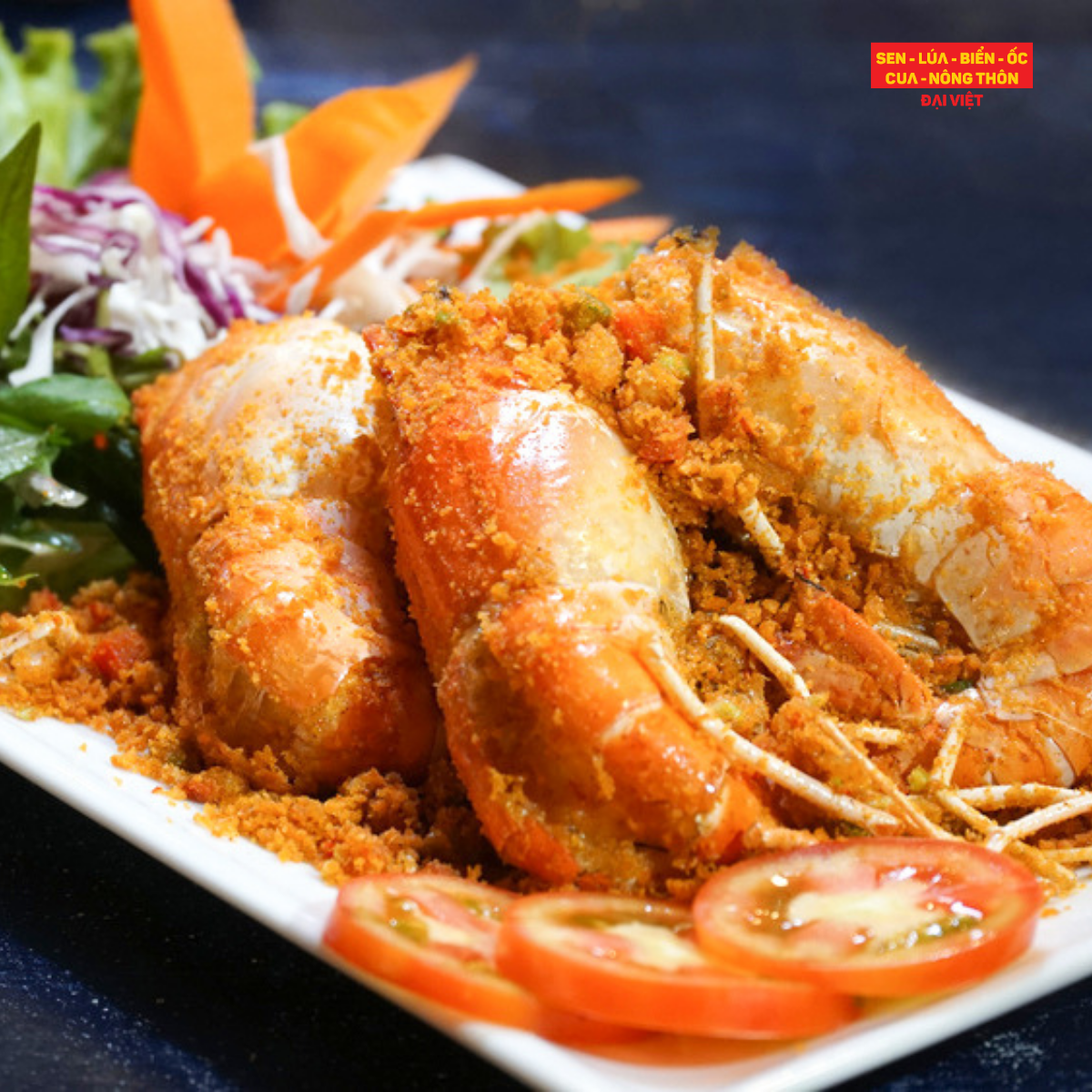  Pan-fried Giant River Prawn With Hong Kong Salt - Tôm Càng Rang Muối Hồng Kông (Giá tính theo phần 300 gram) 