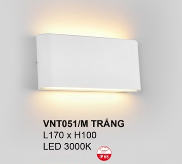 Đèn Gắn Tường Hiện Đại VNT051/M ĐEN, TRẮNG