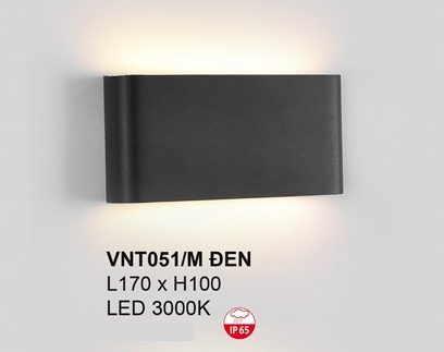 Đèn Gắn Tường Hiện Đại VNT051/M ĐEN, TRẮNG