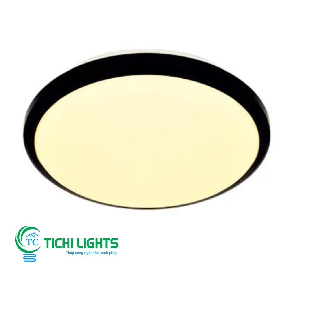 Đèn mâm ốp trần tròn siêu sáng Ø300*H45-LED 24W - ABS MSS-684