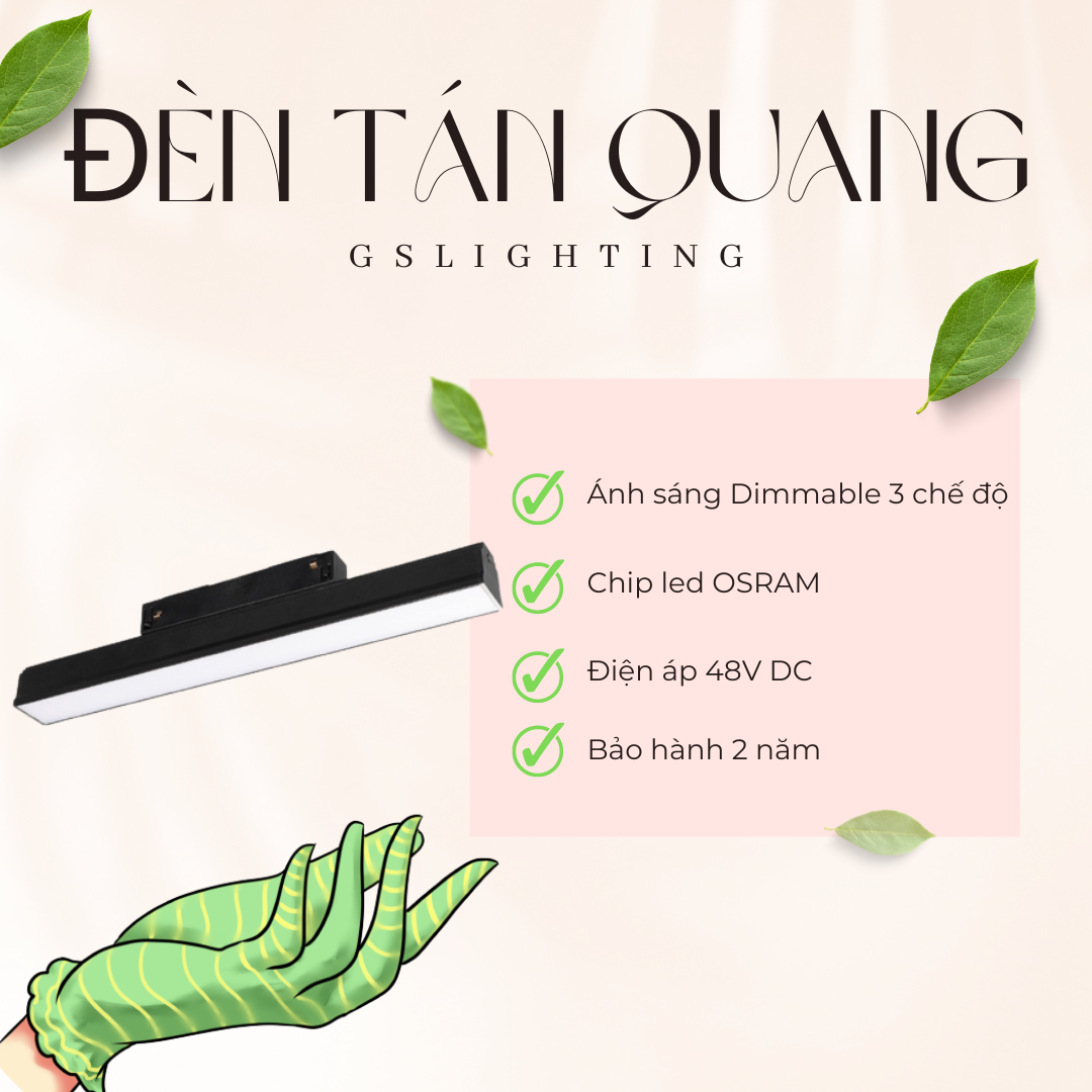 Đèn tán quang 20W Dimmable 3 chế độ Gs Lighting GSNCTQ20