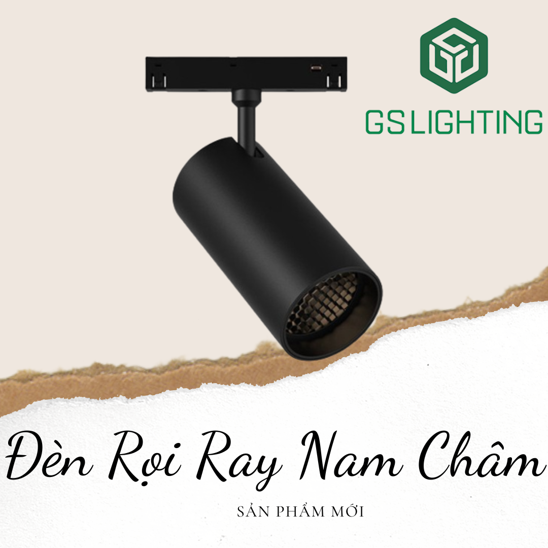 Đèn rọi ray nam châm 20w Spotlight Gs Lighting GSNCSP20