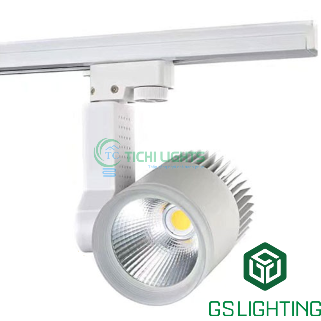 Đèn rọi ray 7w GSRR7 Gs Lighting vỏ trắng