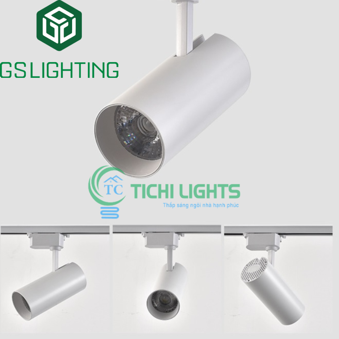 Đèn rọi ray 20w GS Lighting GTC20 vỏ trắng