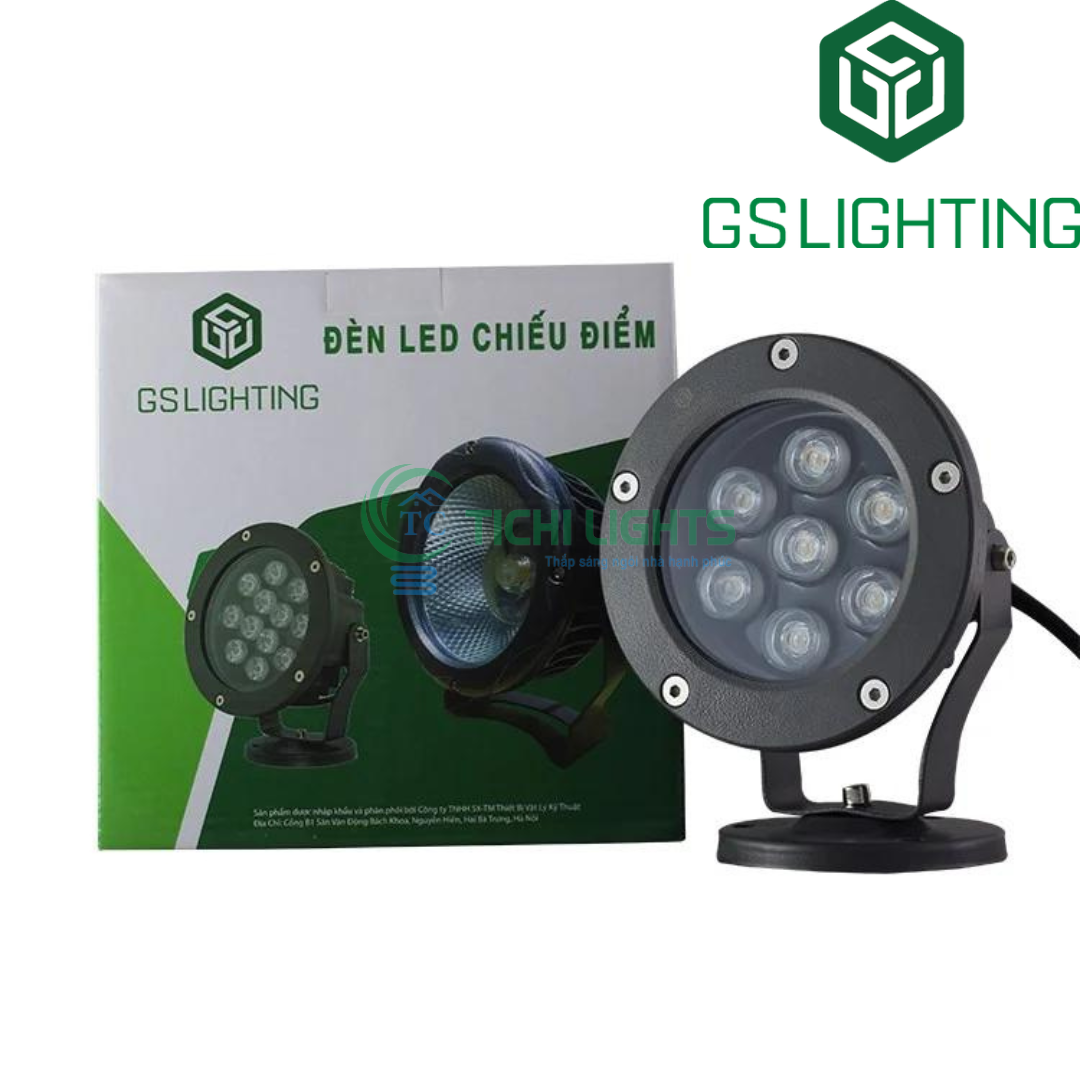 Đèn Chiếu Điểm ngoài trời công suất 7W GSCD7
