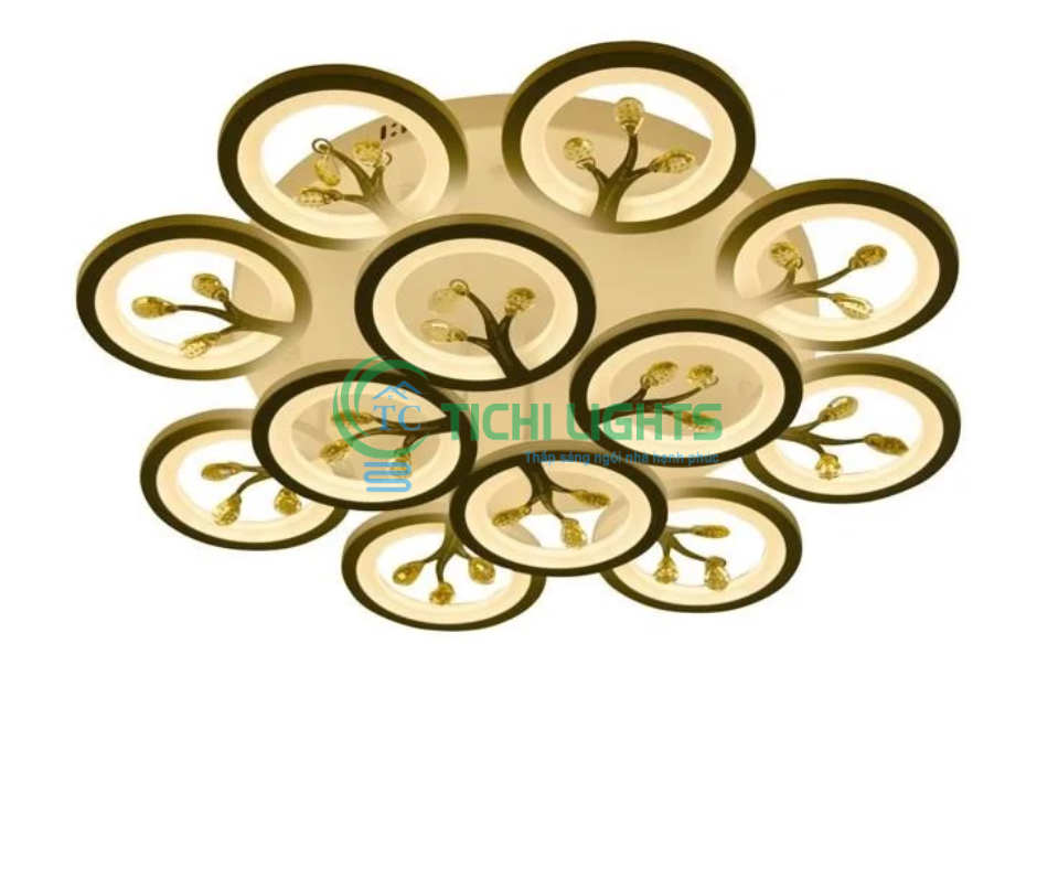 Đèn ốp trần mica OT83-8+4