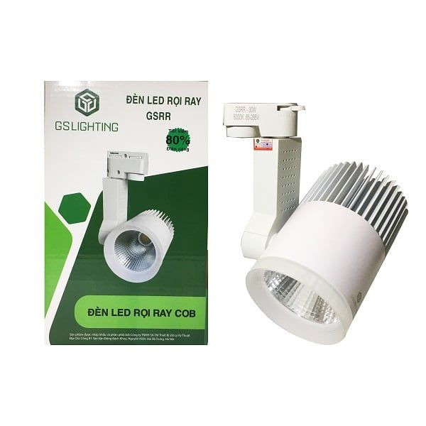 Đèn rọi ray 12w GSRR12 Gs Lighting vỏ trắng