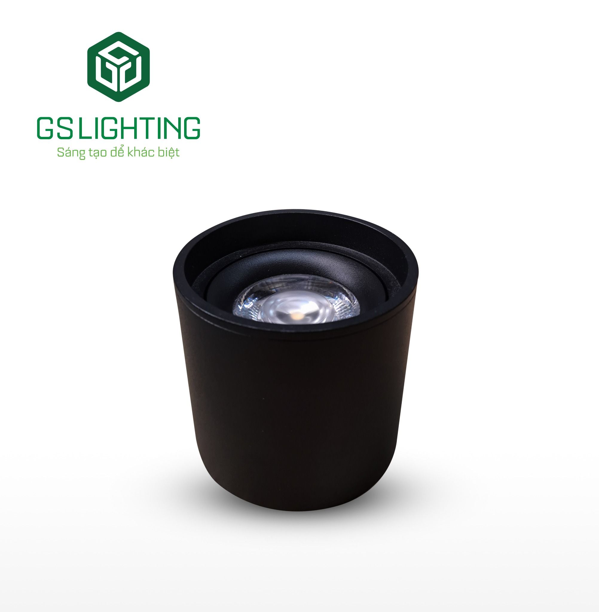 Đèn lon nổi xoay góc 10w Gs Lighting