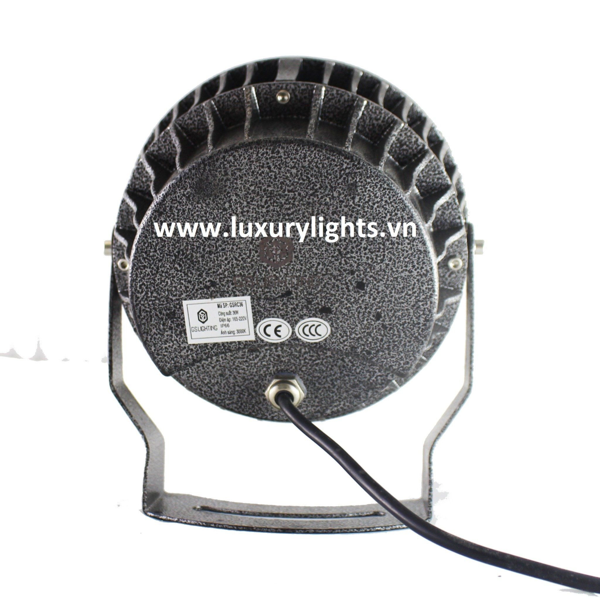 Đèn Led Rọi Cột Ngoài Trời 36W GSRC36 GS Lighting