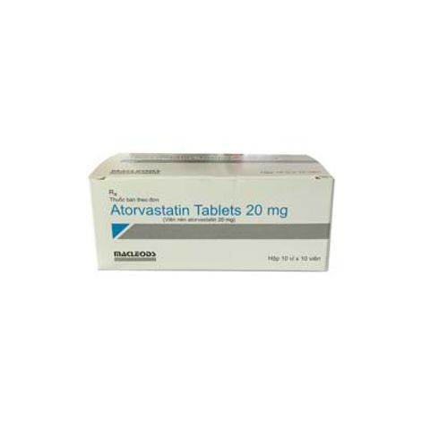  Atorvastatin tablets 20mg macleods 