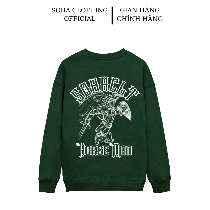  Áo nỉ sweater nam nữ form rộng vải nỉ bông dày dặn phong cách Ulzzang Rose Hours - SoHa Clothing 