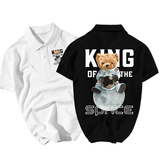  Áo Thun Polo Nam Gấu King Space  cổ bẻ vải Cá Sấu Cotton cao cấp chuẩn form - SoHa Clothing 