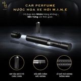 Nước hoa xe hơi Mine Đen – Hương Gỗ ấm Mine Car Perfume Midnight – Wood