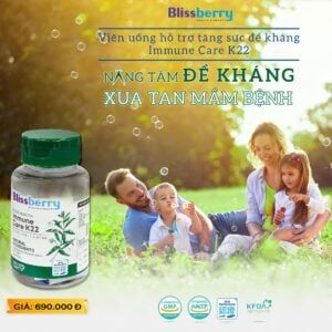 Viên uống tăng sức đề kháng – Blissberry Purehealth Immune K22