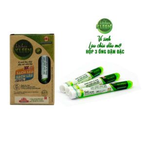 Hộp vi sinh lau chùi dầu mỡ Kitchen Kleen (03 ống 5ml)