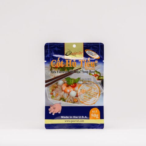 Cốt gia vị Hủ tiếu (Hộp 20 gói) – Vietnam Pork Flavored “Hu Tieu” Soup Base