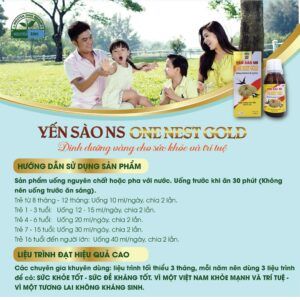 Thực phẩm bảo vệ sức khỏe YẾN SÀO NS ONE NEST GOLD 120ml