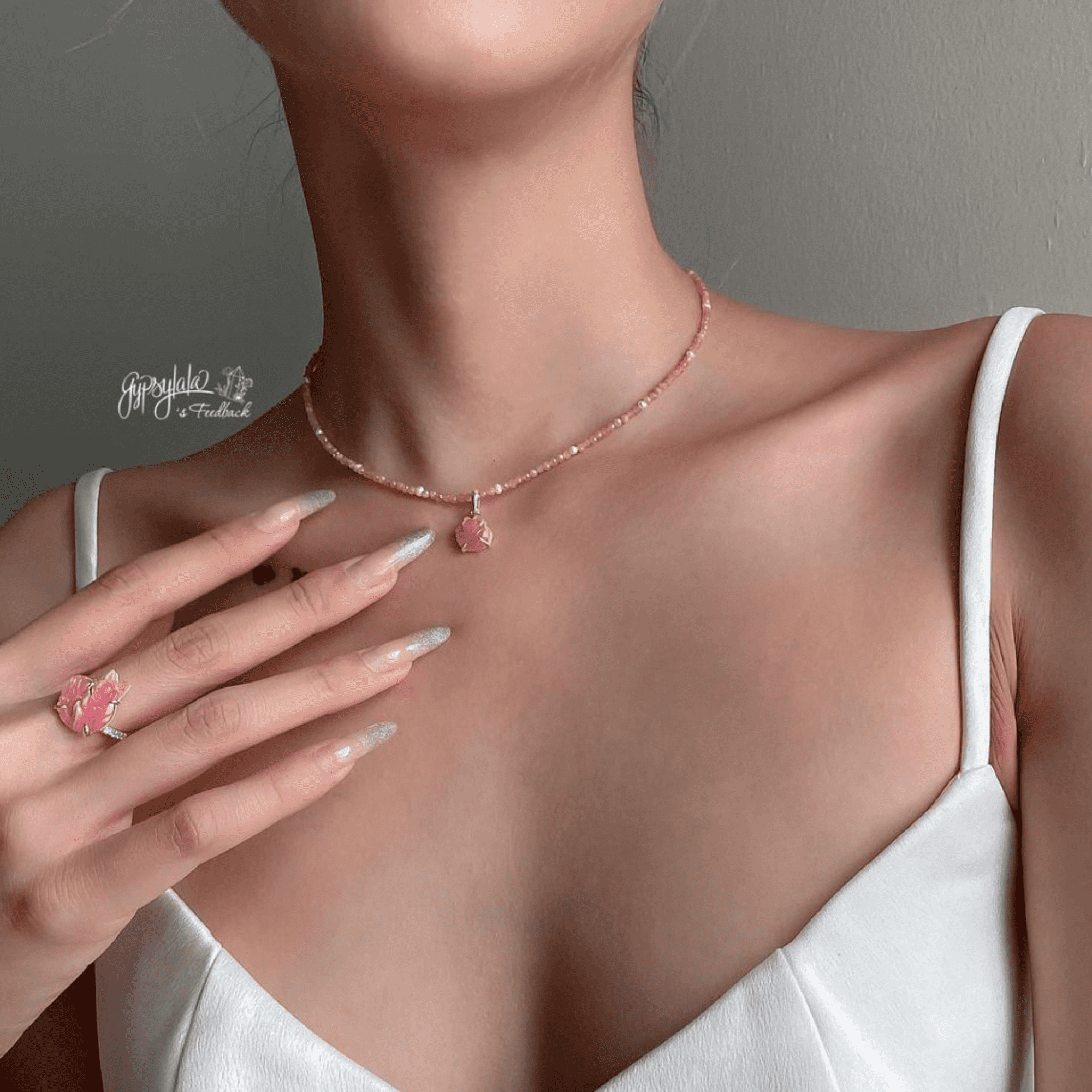 Dây Chuyền Mini Hồ Ly XXS Bọc Bạc Nhiều Màu