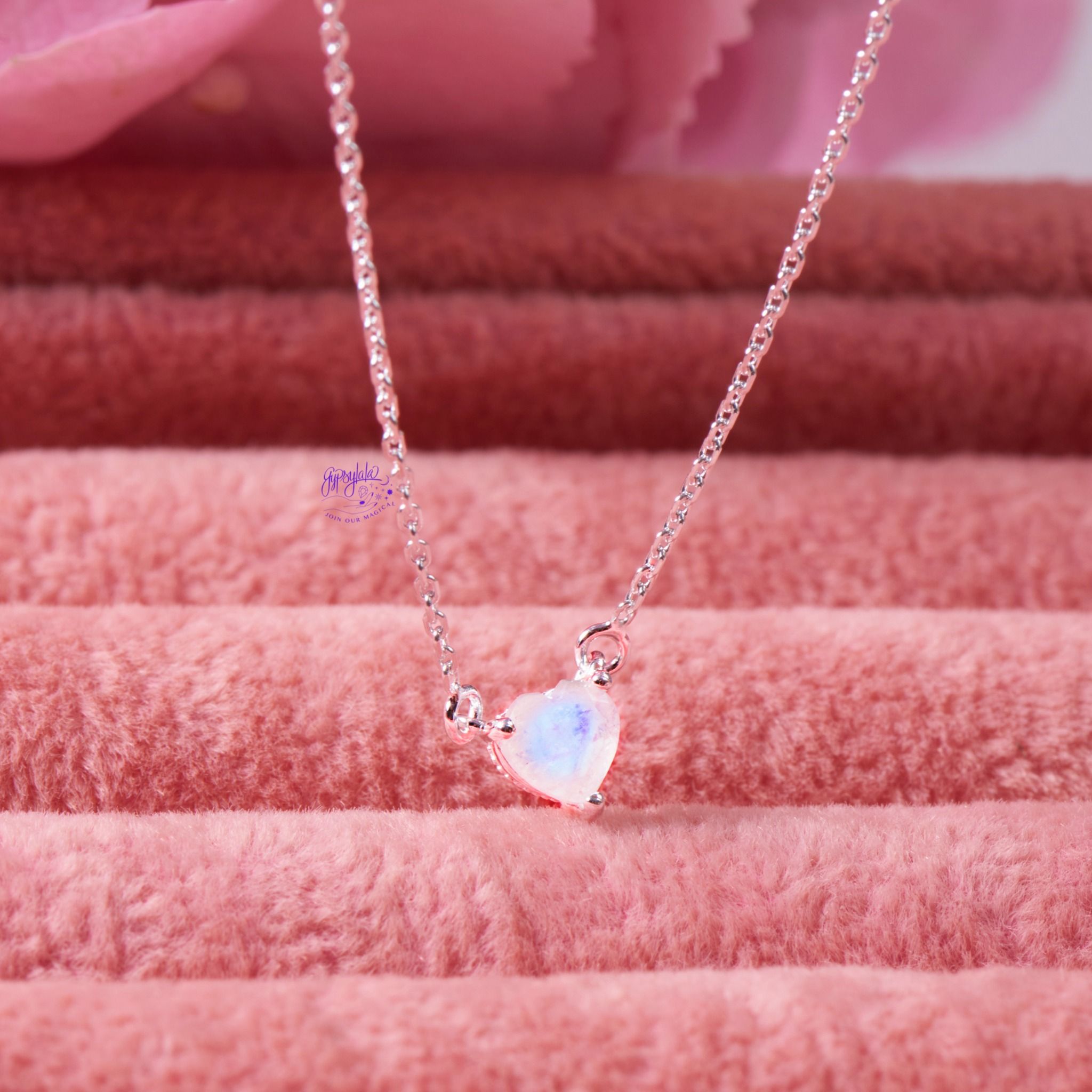 Dây Chuyền Bạc Đá Thiên Nhiên Sweet Valentine