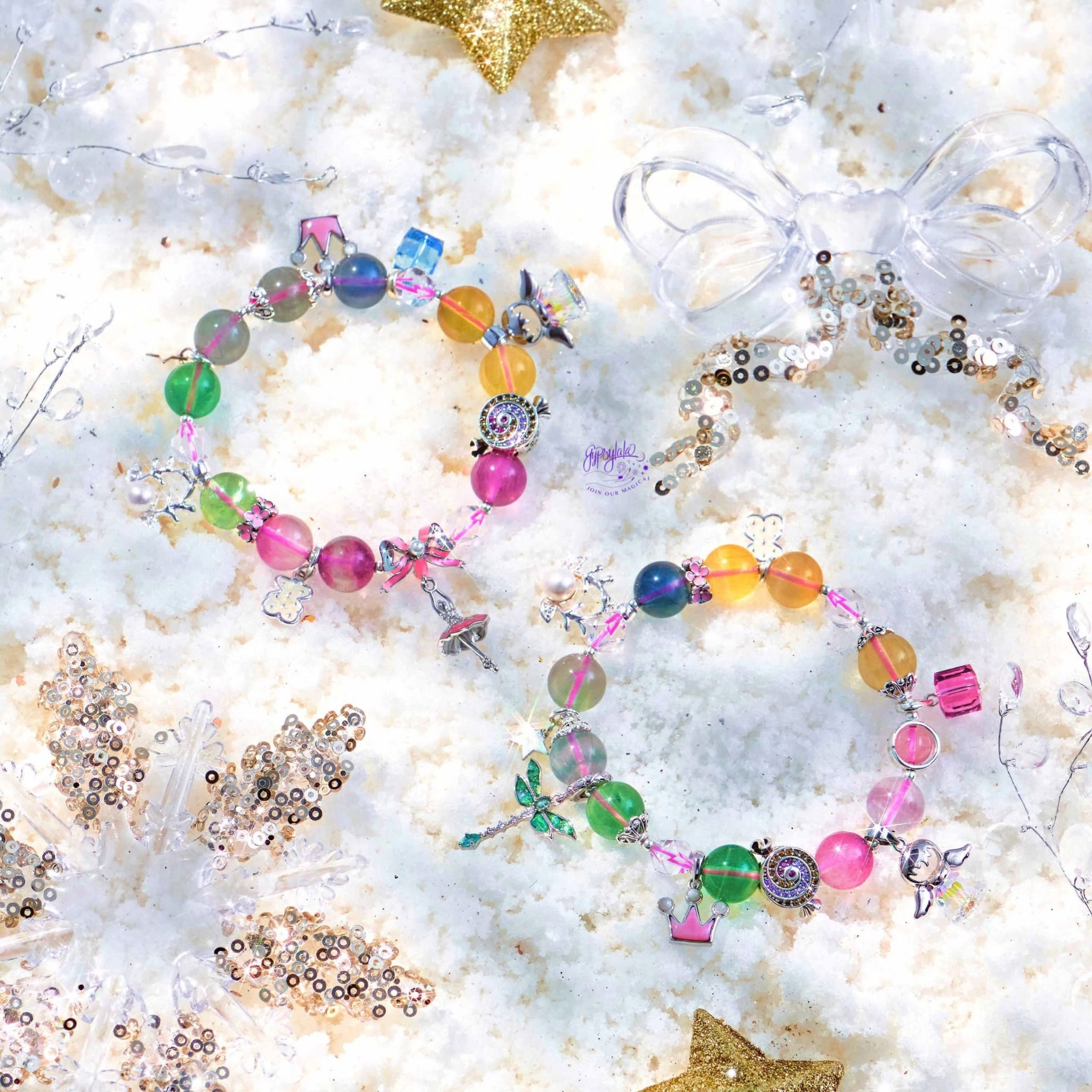 Vòng Tay Thiết Kế Emerald Escape 350 Đá Tourmaline Nhiều Màu SP007878 Gypsy.lala