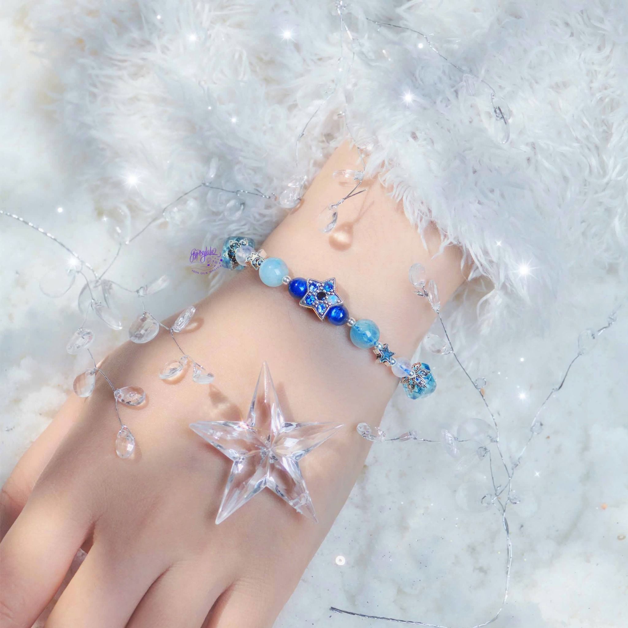 Vòng Tay Thiết Kế Tranquil Timber 351 Đá Topaz, Kyante SP007879 Gypsy.lala