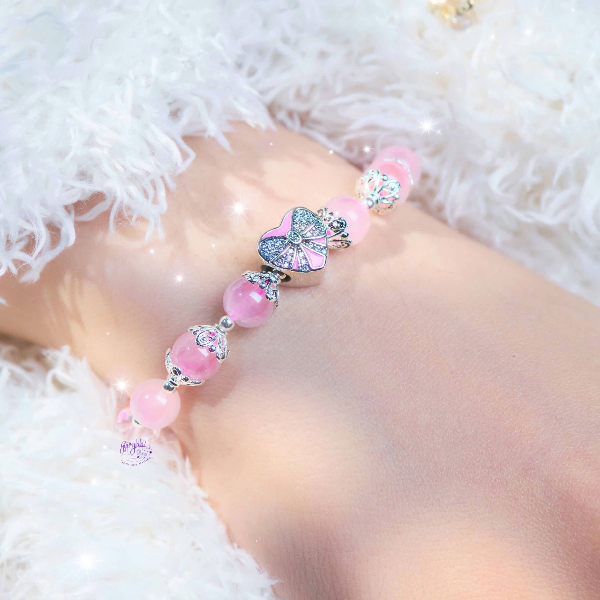 Vòng Tay Thiết Kế Pink Euphoria 352 Đá TA Hồng SP007880 Gypsy.lala