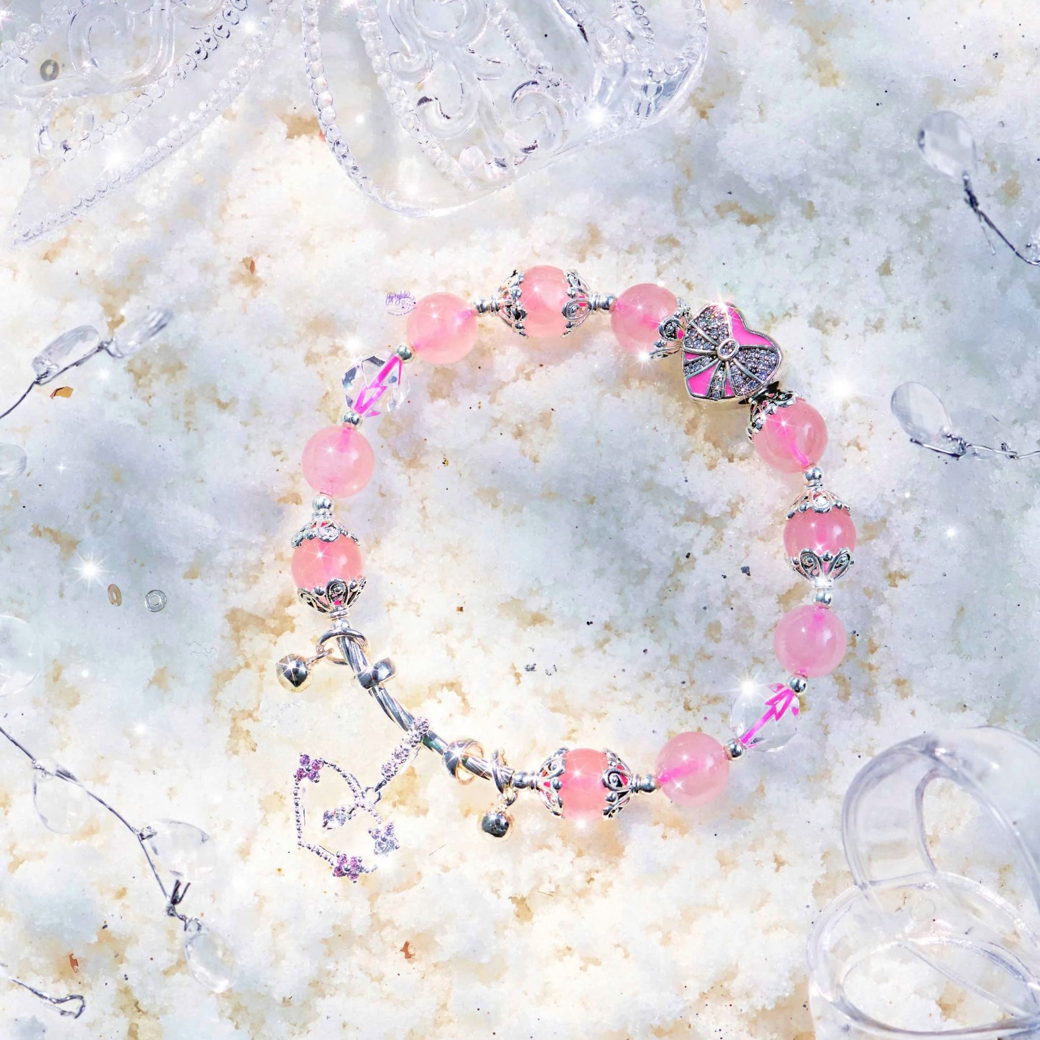 Vòng Tay Thiết Kế Pink Euphoria 352 Đá TA Hồng SP007880 Gypsy.lala