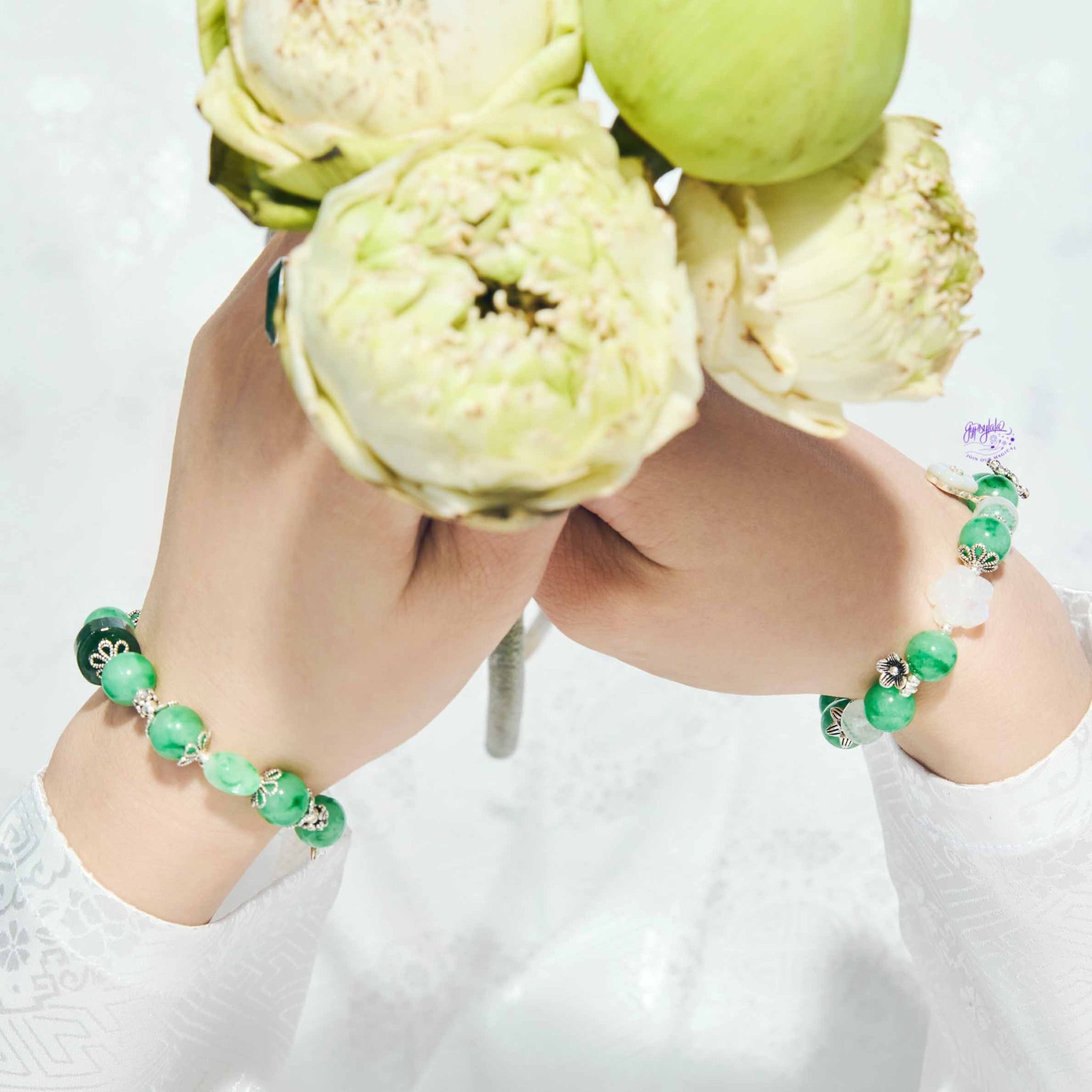 Vòng Tay Thiết Kế Forest Fantasy 373 Ngọc Cẩm Thạch SP007915 Gypsy.lala