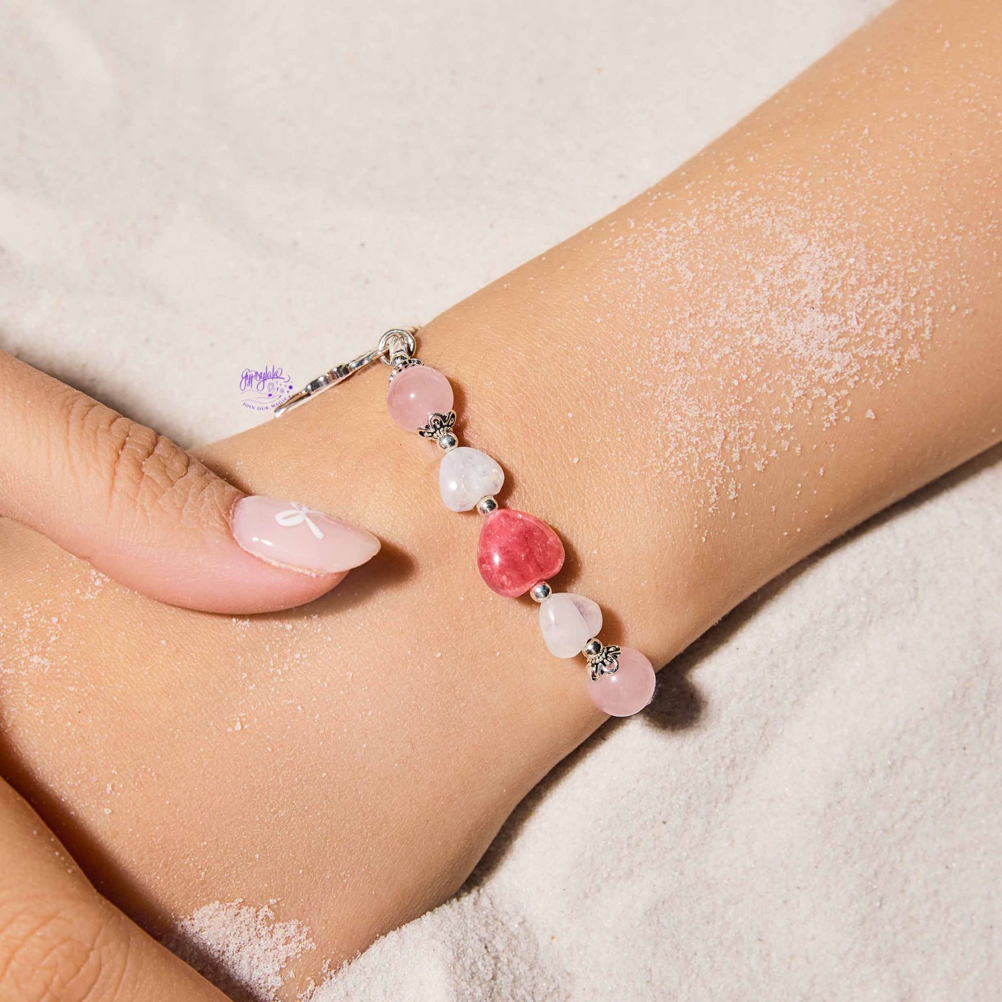 Vòng Tay Thiết Kế Nữ Đào Hoa Pink Reverie 236 SP007341 Gypsy.lala