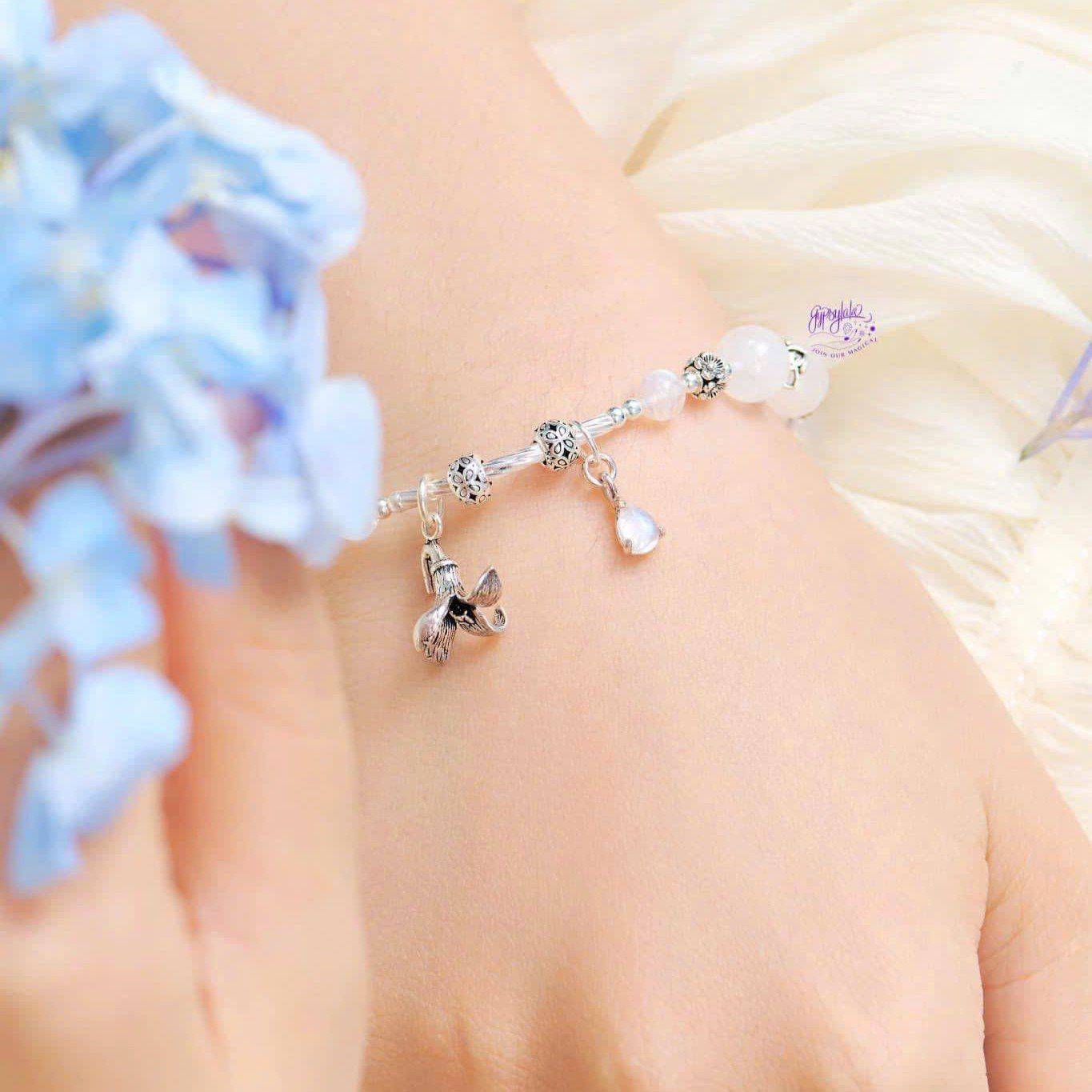 Vòng Tay Thiết Kế Lunar Lovelight Đá Ánh Trăng SP008053 Gypsylala