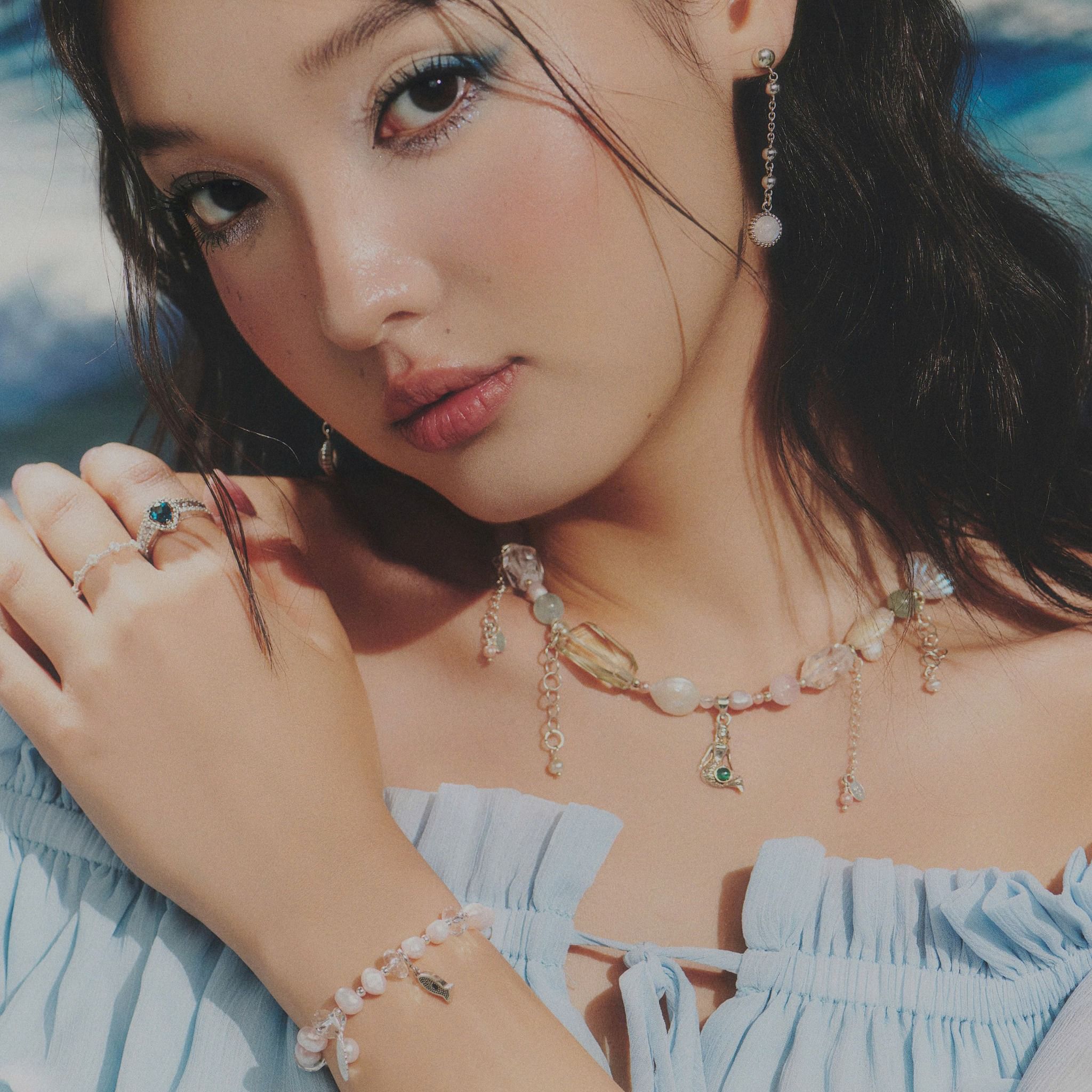 Vòng Tay Thiết Kế Nữ The Sea’s Gentle Heart Ngọc Trai Hồng SP008175 Gypsy.lala