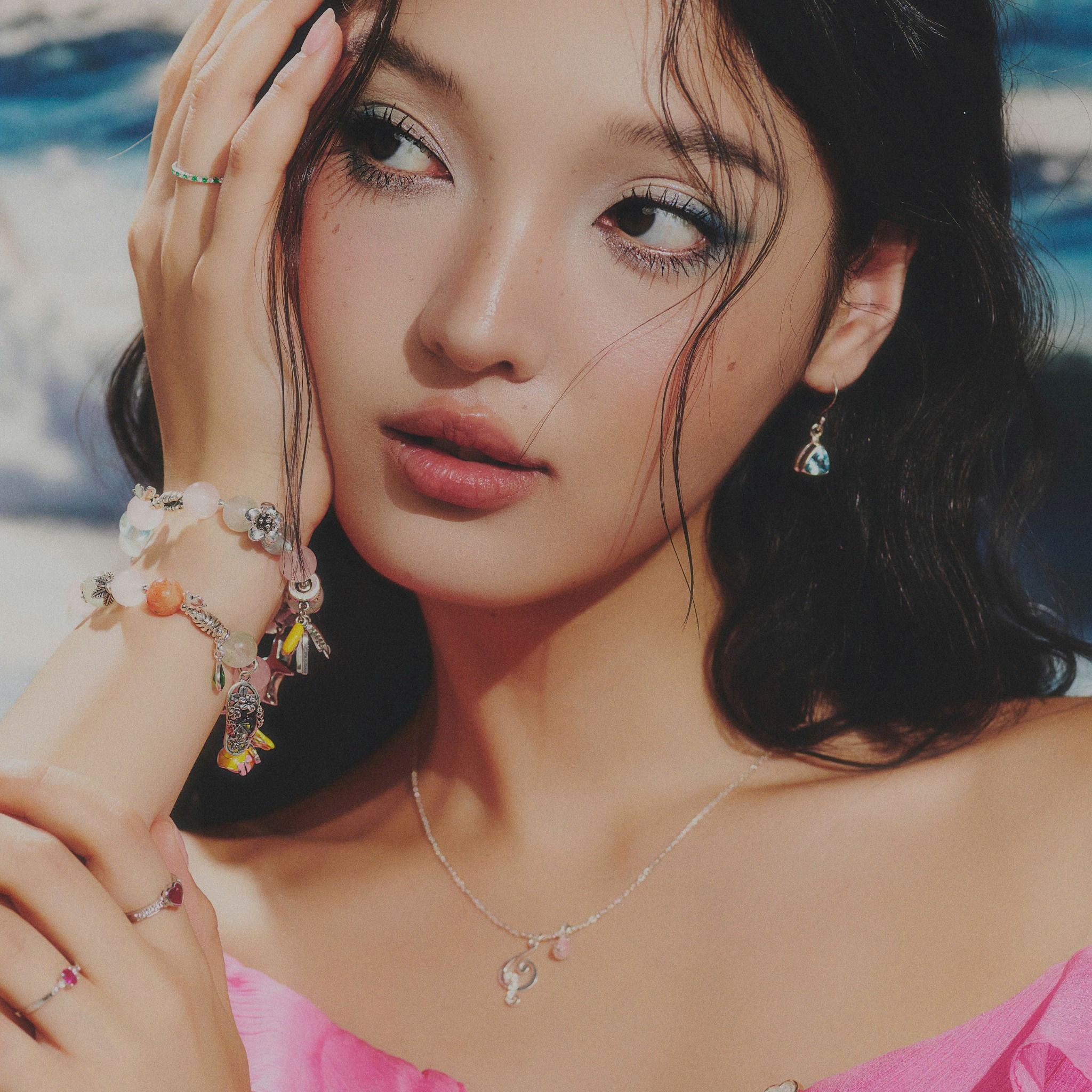 Vòng Tay Thiết Kế Nữ Seafoam & Stardust Đá Suntone, Ưu Linh Xanh SP008187 Gypsy.lala