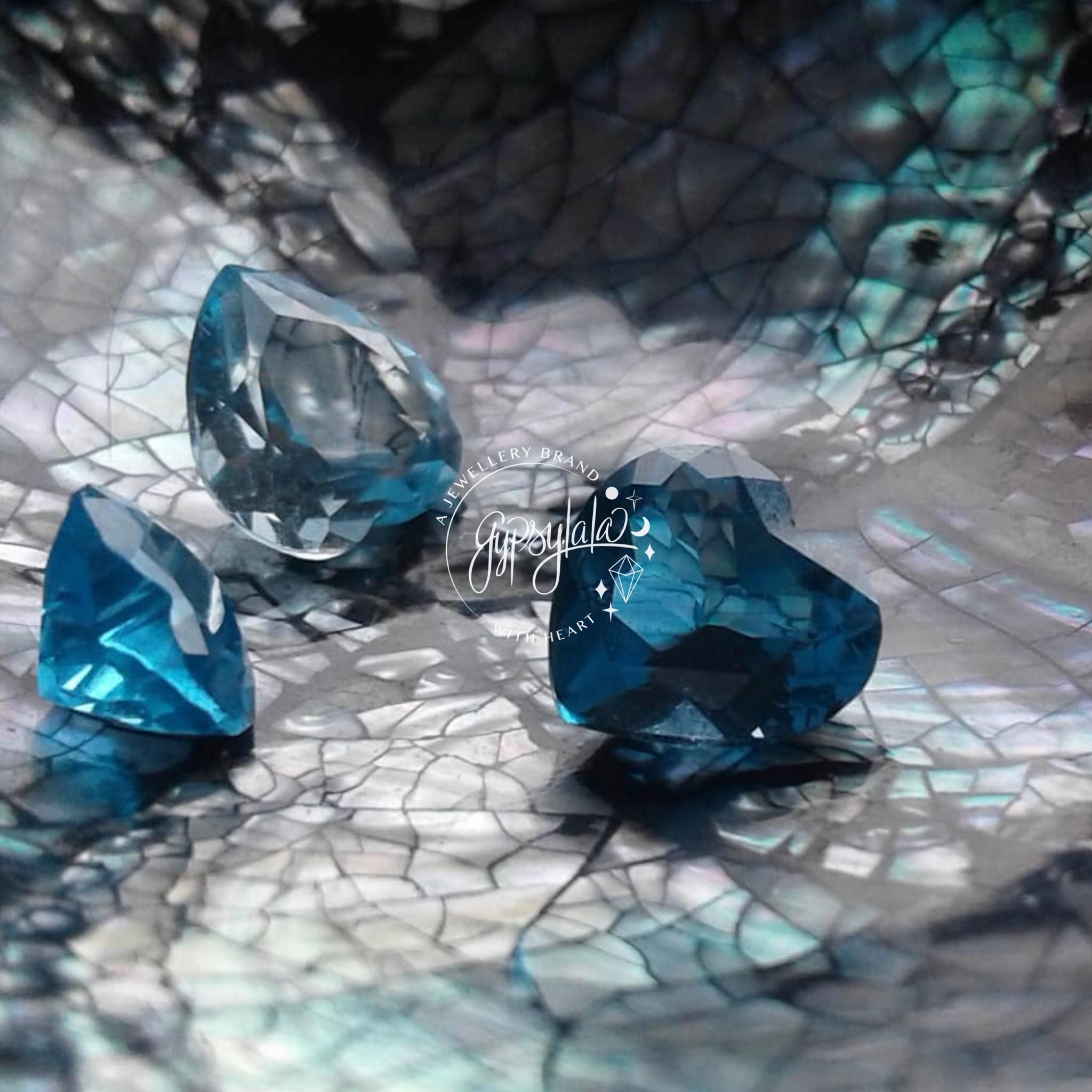 Bông Tai Vuông Đá Ánh Trăng Moonstone